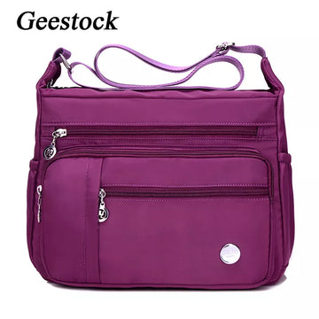 Women's Shoulder Bag Lightweight Casual Crossbody Bags Waterproof Female Bag Large Capacity Muli-layter Travel Handbag