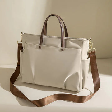 Women's Bag  Waterproof  Wear-resistant Soft Solid Bags For Women  Accommodates 15-inch Laptops Handbag Shoulder Bag   Tote